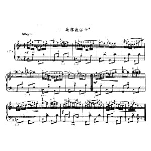 手风琴谱 | 马车波尔卡