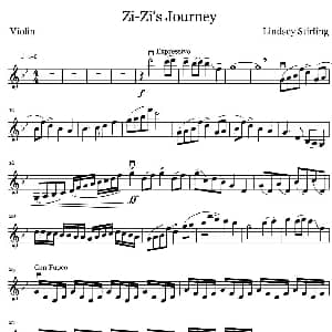 小提琴谱 | Zi Zi's Journey Lindsey Stirling
