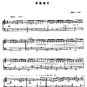 手风琴谱 | 家庭桑巴 帕勒莫―亨海斯