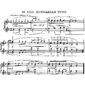 For Children Sz.42 钢琴谱 巴托克