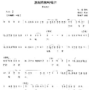 越剧谱 | 忽闻阵阵叫喝声 痴梦 崔氏唱段 阮逊 陈国良