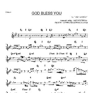 萨克斯谱 | God Bless You Concert