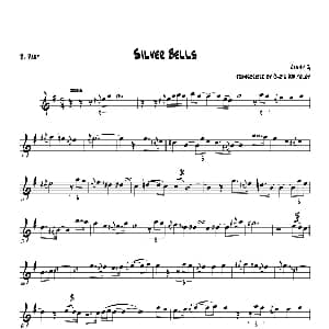 萨克斯谱 | Silver Bells Bb Part