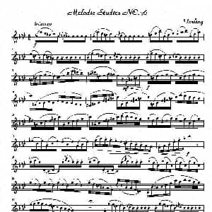 萨克斯谱 | 四十八首旋律练习曲之三十六