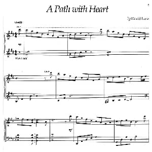 A Path With Heart 钢琴谱 美 大卫 兰兹 David Lanz