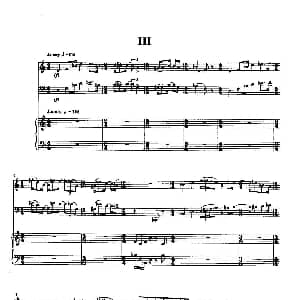 巴松双簧管与钢琴三重奏 3 总谱 安德列 普列文