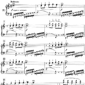 50首莱蒙钢琴练习曲 作品37 钢琴谱 莱蒙