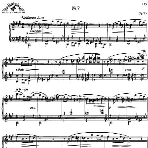 9首玛祖卡舞曲 Op.25 钢琴谱 亚力山大 斯克里亚宾