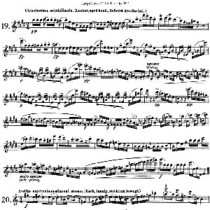 长笛曲谱 | 卡 伊勒特30首长笛练习曲Op.107 NO.19 NO.21 Karg Elert 卡 伊勒特