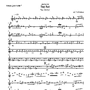 萨克斯谱 | Take Five 无伴奏爵士五重奏分谱