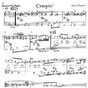 Creepin' 钢琴谱