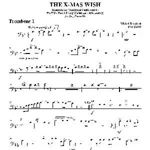 THE X MAS WISH 第一长号分谱
