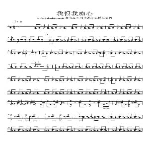 我恨我痴心 架子鼓谱