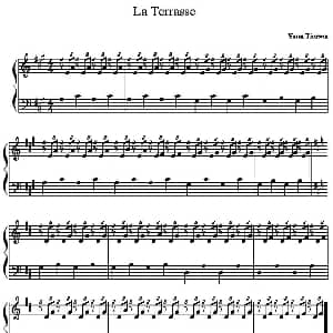 手风琴谱 | La Terrasse