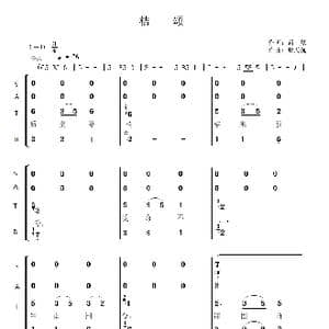 橘颂_歌曲简谱_词曲:屈原 蓝天航