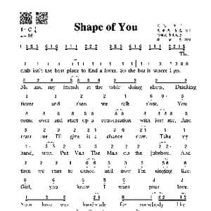 Shape of You_歌谱投稿