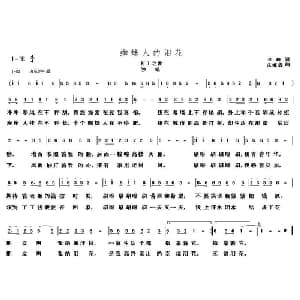 蜘蛛人的泪花_通俗唱法乐谱_词曲:李峰 朱继霖