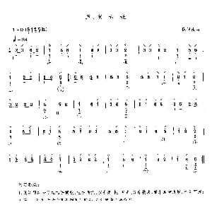 琵琶谱 | 老六板 民间乐曲