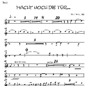 Macht Hoch Die Tru… 第三长号分谱