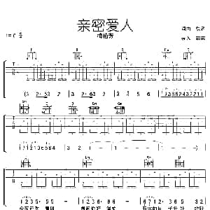 亲密爱人 吉他谱 梅艳芳
