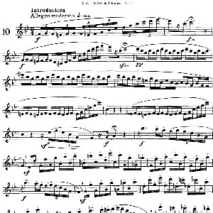 长笛曲谱 | 阿尔泰斯26首精选长笛练习曲 NO.10 Altes 阿尔泰斯
