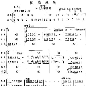 二胡谱 | 闽海渔歌 组曲 福建民乐合奏 纪经亩 江吼 白厚 陈福例原作 江吼改编
