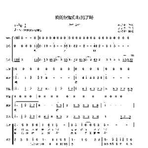 我的祝福你听见了吗_歌曲简谱