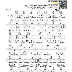 You are my sunshine_歌曲简谱