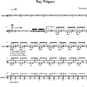 Beatles Day tripper 爵士鼓谱