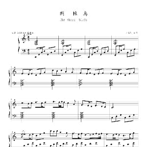 荆棘鸟 钢琴谱