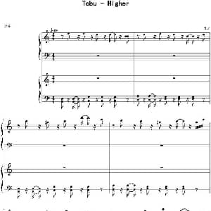 Higher 钢琴谱 Tobu