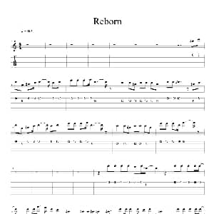 Reborn 吉他谱
