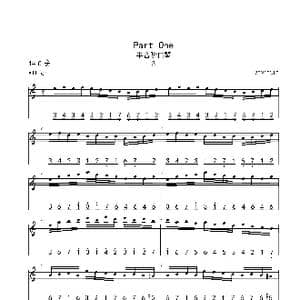 Tommy Reilly 练习曲第三首_歌曲简谱