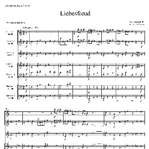 萨克斯谱 | Liebesfreud 四重奏