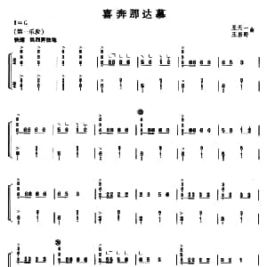 古筝谱 | 喜奔那达慕 王天一 王居野