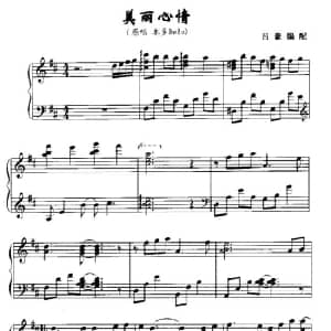 美丽心情 钢琴谱