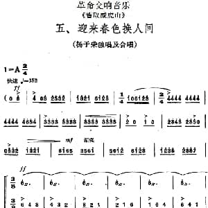 革命交响音乐 智取威虎山 五 迎来春色换人间