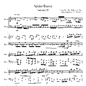 Spider Dance 钢琴谱