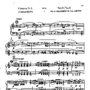 手风琴谱 | 佐罗塔耶夫 六首儿童组曲之四 前苏联 佐罗塔耶夫