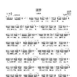 送亲_歌曲简谱_词曲:王琪 王琪