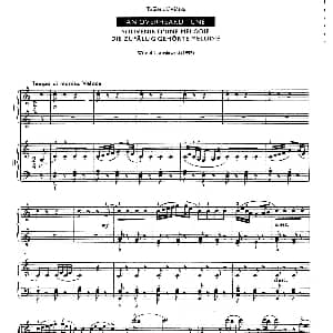 Zaslyszana Melodyjka 钢琴谱 维托尔德 卢托斯拉夫斯基 Witold Lutoslawski