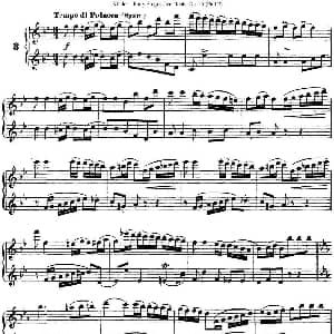 长笛曲谱 | 柯勒40首长笛提高练习曲OP.55 二重奏 NO.3 Kohler 柯勒