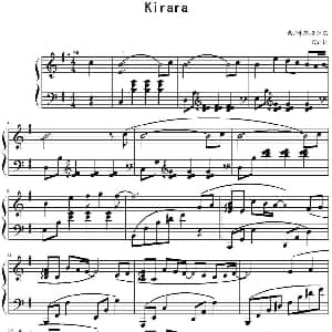 Kirara 钢琴谱 神思者乐队