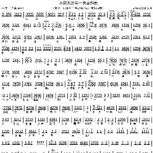 京剧谱 | 沙家浜总有一天会解放 沙家浜 沙奶奶唱段 京胡曲谱