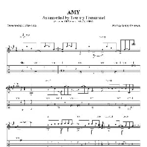 tommy emmanuel amy 吉他谱 tommy emmanuel