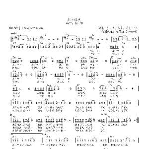 日 東京砂漠_歌曲简谱_词曲:吉田 旺 内山田洋