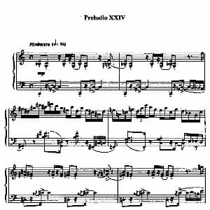 24 Preludes and Fugues Op.82 钢琴谱 尼古拉 凯帕斯汀