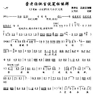 秦腔 崇老伯他言说冤枉能辩 玉堂春 女起解 苏三唱段 吴向元记谱
