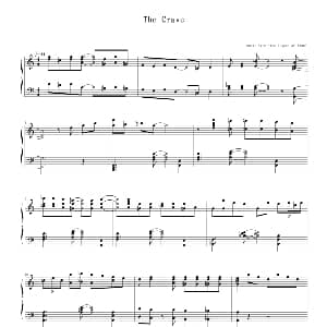 The Crave 钢琴谱 海上钢琴师