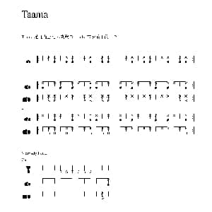 Taama 非洲手鼓谱
